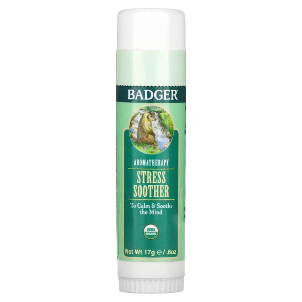 Badger, Aromatherapy, Stress Soother, Tangerine & Rosemary, 0.6 oz (17 g) - Image 4