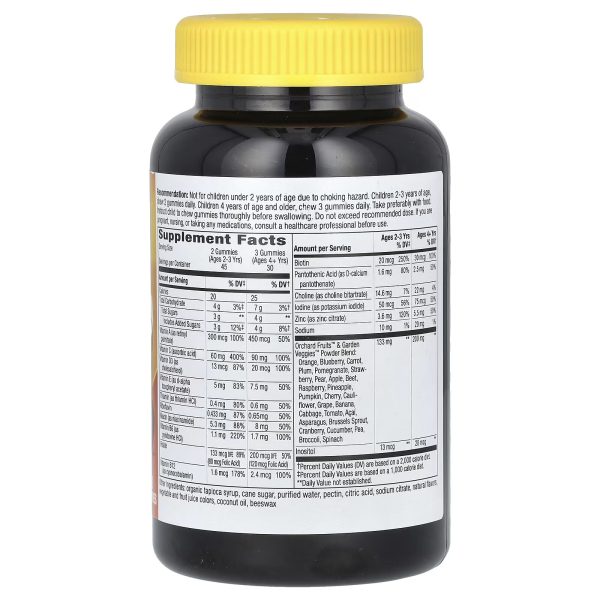 Nature's Way, Alive! Kids, Premium Gummy Multivitamin, Cherry, Grape & Orange, 90 Gummies - Image 3