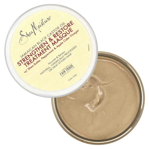 SheaMoisture, Jamaican Black Castor Oil, Strengthen & Restore Treatment Masque - Image 4