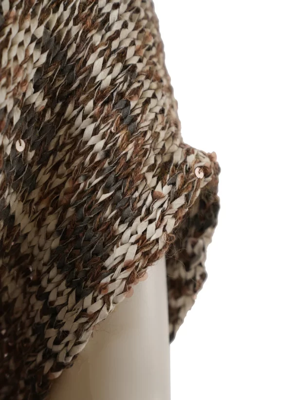 Brunello Cucinelli Marled Mohair Blend Fringe Sweater - Image 2