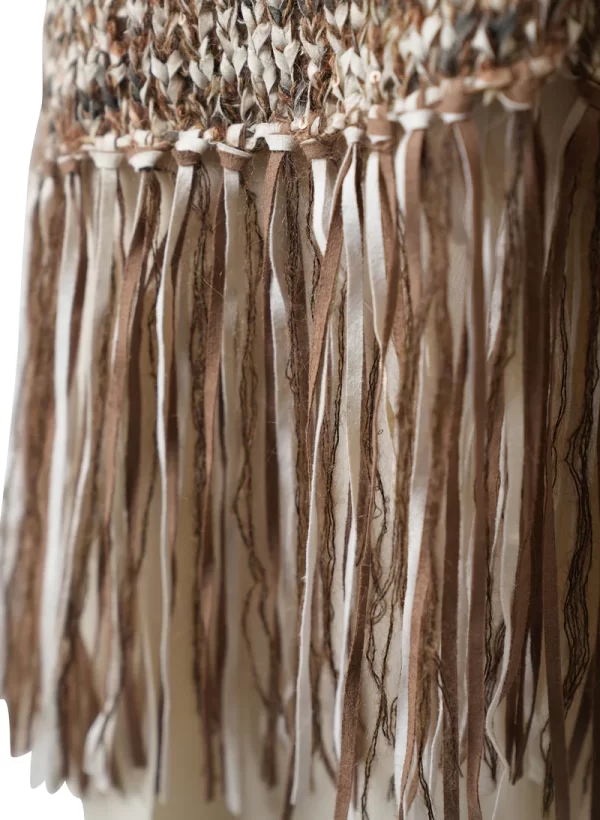 Brunello Cucinelli Marled Mohair Blend Fringe Sweater - Image 5
