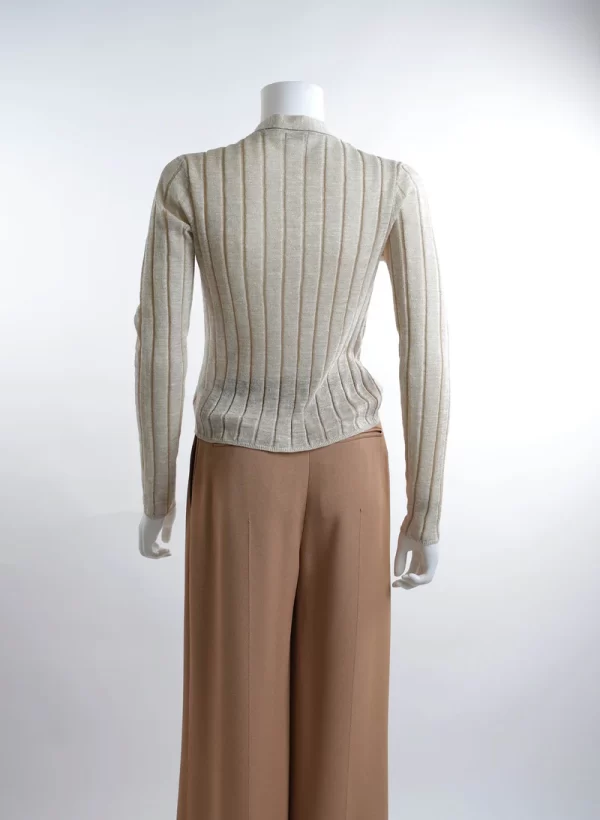 Brunello Cucinelli V-Neck Buttoned Cardigan - Image 4