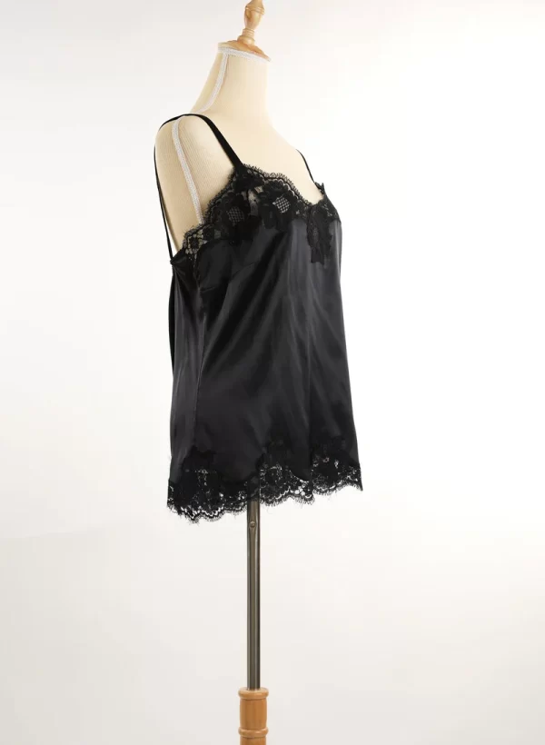 Dolce & Gabbana Black Silk Camisole - Image 3