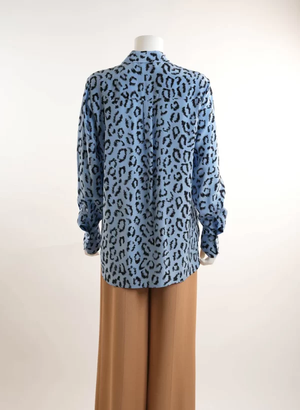 A.L.C Emerson Leopard Button Front Shirt - Image 4