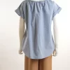 Theory Velvela Striped Cotton Shirt - Image 4