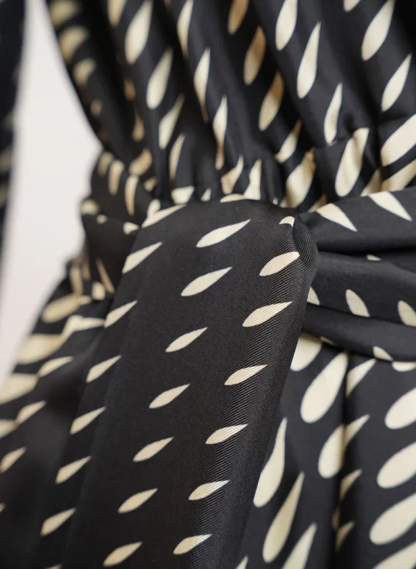 Gucci Silk Scarf Belted Wrap Dress - Image 5