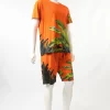 Dolce and Gabbana Girocollo Palm Leaf Graphic 2 Pc Set - Image 2