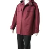 Gucci Maroon Rain Coat - Image 6
